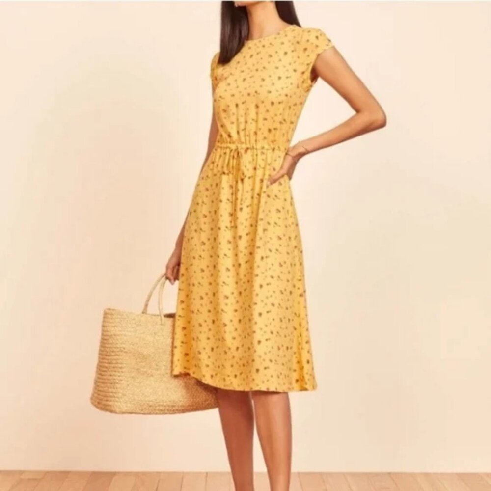 Reformation Rockwell Dress in Gwen